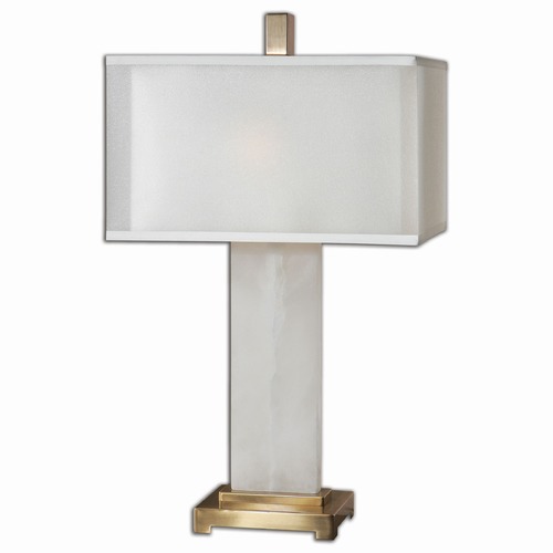 Uttermost Lighting Athanas Alabaster Lamp by Uttermost Lighting 26136-1