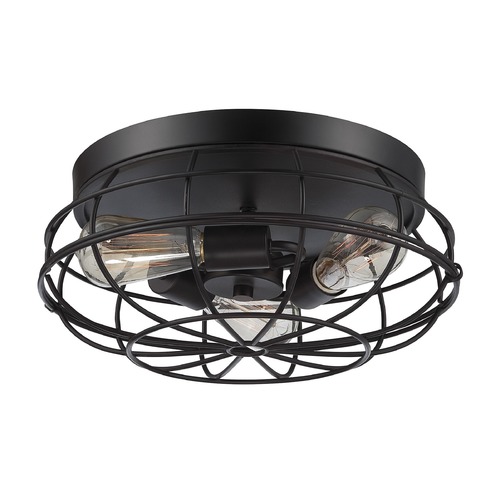 Savoy House Scout Flush Mount in Bronze by Savoy House 6-8074-15-13