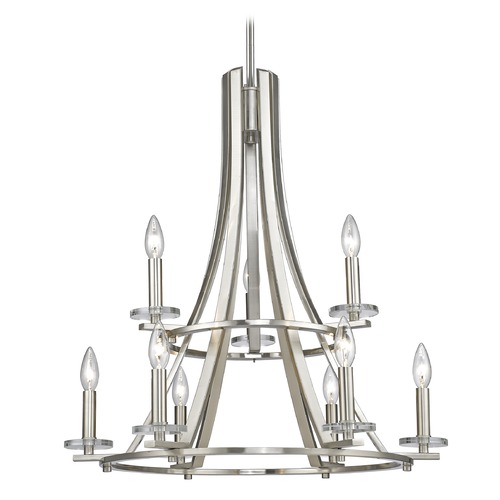 Z-Lite Verona Brushed Nickel Chandelier by Z-Lite 2010-9BN