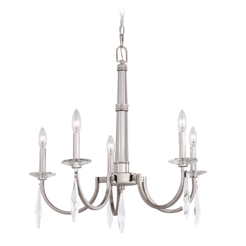Vaxcel Lighting Vaxcel Lighting Hoyne Polished Nickel Chandelier H0243