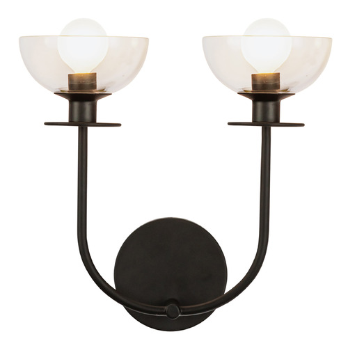 Alora Lighting Alora Lighting Alan Pepin Sylvia Matte Black Bathroom Light WV515212MBCL