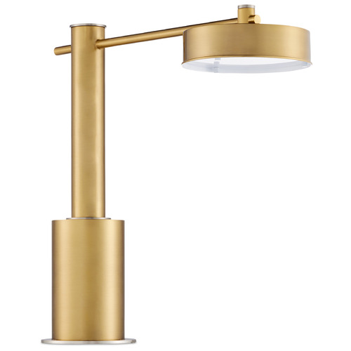 Currey and Company Lighting Currey and Company Dialect Brushed Brass / Brushed Nickel LED Desk Lamp 6000-0909
