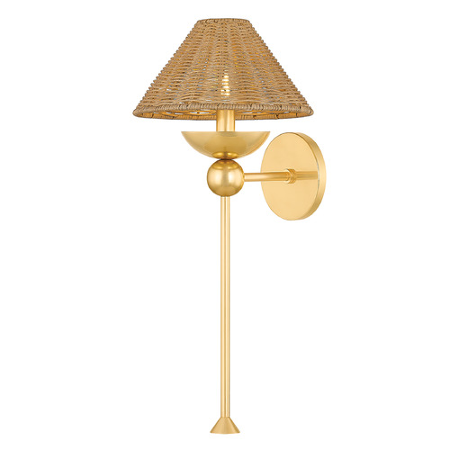 Mitzi by Hudson Valley Mitzi By Hudson Valley Dabito Perilla Aged Brass LED Sconce H968101-AGB