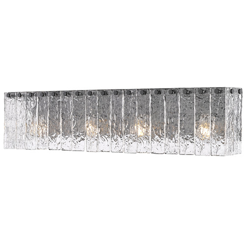 Z-Lite Z-Lite Glacier Matte Black Bathroom Light 1943-4V-MB