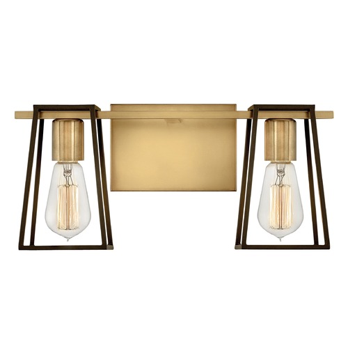 Hinkley Filmore 16-Inch Heritage Brass & Oil Rubbed Bronze Bath Light by Hinkley Lighting 5162HB