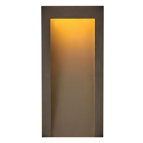 Hinkley Taper Textured Oil Rubbed Bronze LED Outdoor Wall Light 3000K by Hinkley Lighting 2144TR