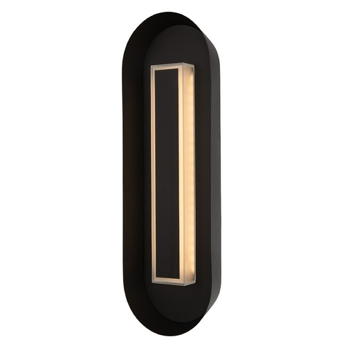 Kalco Lighting Prescott Large Outdoor LED ADA Wall Sconce in Matte Black by Kalco Lighting 405122MB