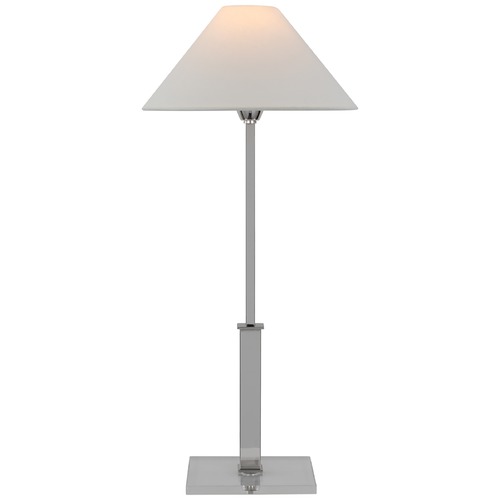 Visual Comfort Signature Collection J. Randall Powers Asher Table Lamp in Nickel by Visual Comfort Signature SP3510PNCGL