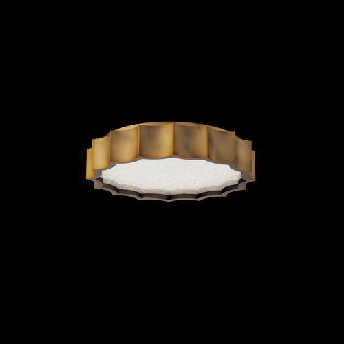 Schonbek Lighting Tarte 15.50-Inch LED Flush Mount in Aged Brass by Schonbek Lighting S8416-700R