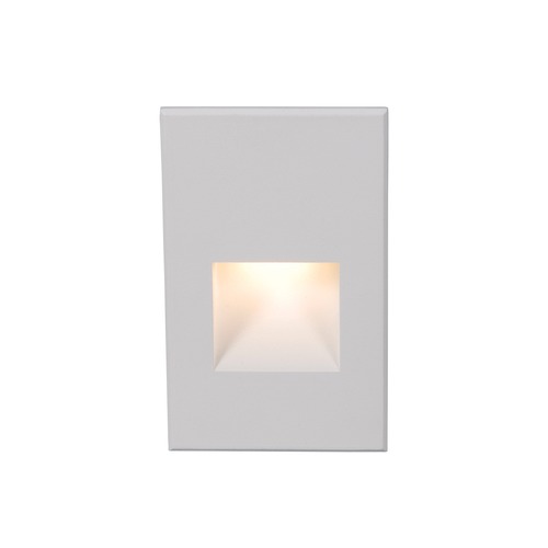 WAC Lighting White LED Recessed Step Light withWhite LED by WAC Lighting WL-LED200F-C-WT