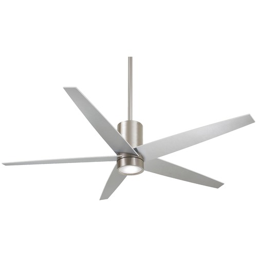Minka Aire Symbio 56-Inch LED Fan in Brushed Nickel by Minka Aire F828-BN