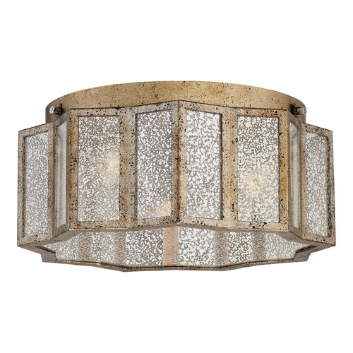 Quoizel Lighting Shrine Flush Mount in Aged Gold by Quoizel Lighting SRE1616AGL