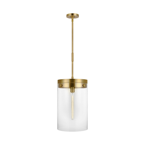 Visual Comfort Studio Collection Chapman & Meyers Garrett 29.50-Inch Tall Garrett Burnished Brass Pendant by Visual Comfort Studio CP1011BBS
