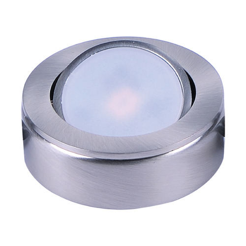 Maxim Lighting Maxim Lighting Countermax Mx-Ld-Ac Satin Nickel LED Under Cabinet Puck Light 53830SN