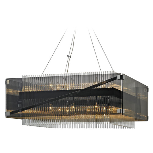 Troy Lighting Troy Lighting Apollo Bronze/polished Chrome Chandelier F5907-BRZ/PC