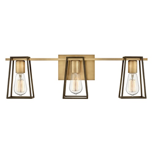 Hinkley Filmore 24-Inch Heritage Brass & Oil Rubbed Bronze Bath Light by Hinkley Lighting 5163HB