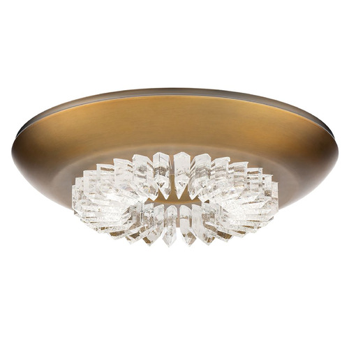 Schonbek Lighting Schonbek Worldwide Lighting Bellaire Aged Brass LED Flushmount Light S8816-700OH