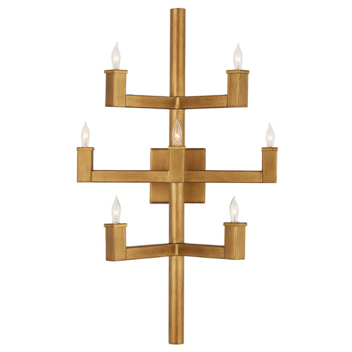 Currey and Company Lighting Currey and Company Andre Brass Sconce 5000-0252