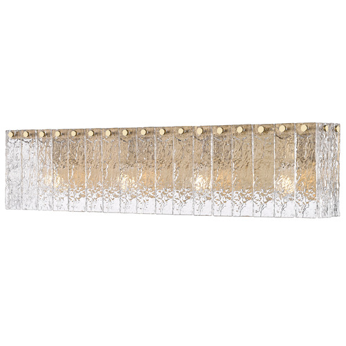 Z-Lite Z-Lite Glacier Modern Gold Bathroom Light 1943-4V-MGLD