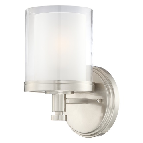 Nuvo Lighting Decker Brushed Nickel Sconce by Nuvo Lighting 60/4641