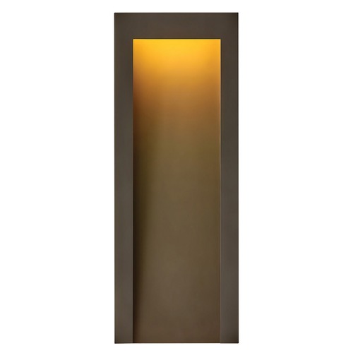 Hinkley Taper Textured Oil Rubbed Bronze LED Outdoor Wall Light 3000K by Hinkley Lighting 2145TR