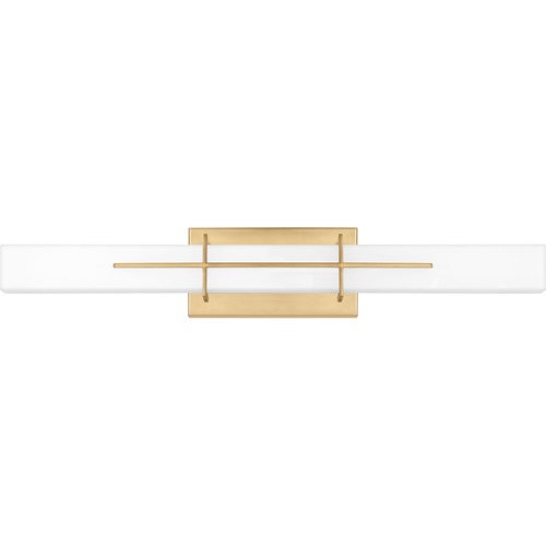 Quoizel Lighting Giselle 28.25-Inch LED Vanity Light in Aged Brass by Quoizel Lighting PCGI8528AB