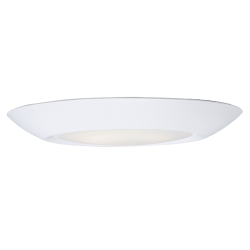 Maxim Lighting Diverse 6-Inch 4000K LED Flush Mount in White by Maxim Lighting 57414WTWT