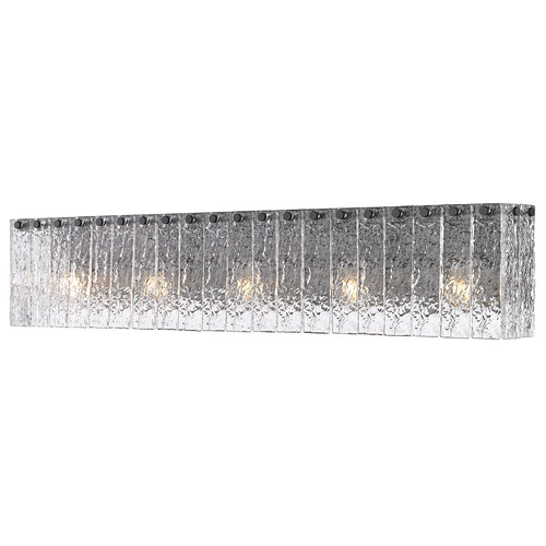 Z-Lite Z-Lite Glacier Matte Black Bathroom Light 1943-5V-MB