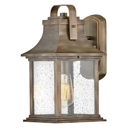 Hinkley Grant 13.75-Inch Burnished Bronze Outdoor Wall Light by Hinkley Lighting 2390BU