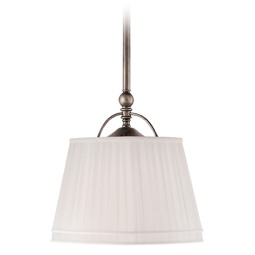 Visual Comfort Signature Collection E.F. Chapman Sloane Shop Light in Antique Nickel by Visual Comfort Signature CHC5101ANL