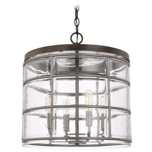 Capital Lighting Colby 15.25-Inch Pendant in Urban Grey by Capital Lighting 329441UG