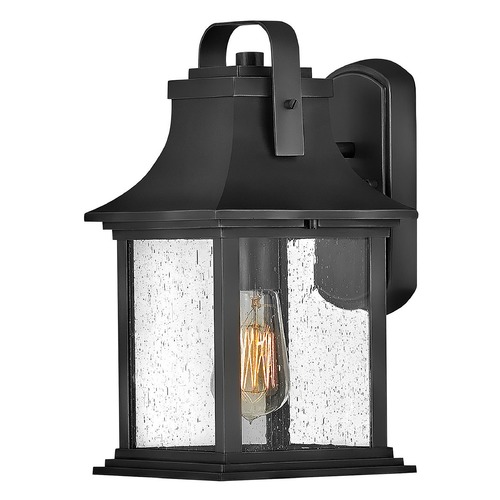 Hinkley Grant 13.75-Inch Textured Black Outdoor Wall Light by Hinkley Lighting 2390TK