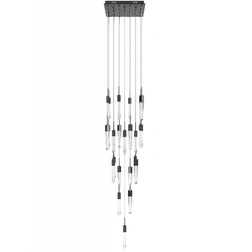 Avenue Lighting Avenue Lighting Original Aspen Dark Bronze LED Multi-Light Pendant with Rectangle Shade HF1904-25-AP-DBZ-C