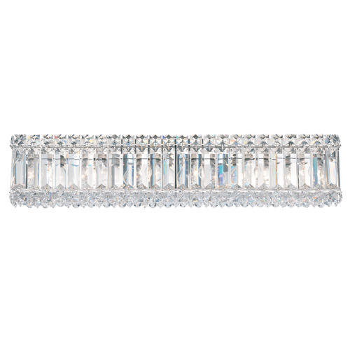 Schonbek Lighting Schonbek Worldwide Lighting Quantum Polished Stainless Steel Bathroom Light 2224O