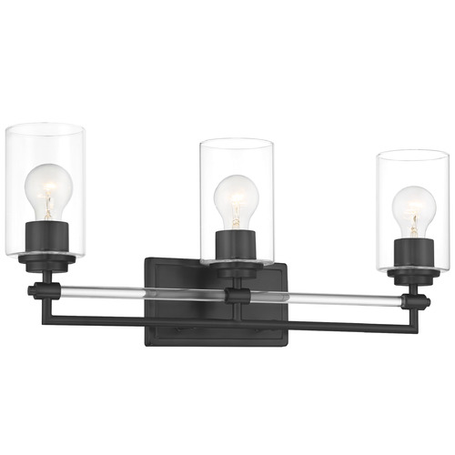 Minka Lavery Minka Lavery Binsly Coal Black Bathroom Light 2643-66A