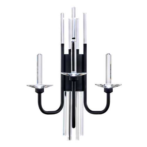 Schonbek Lighting Schonbek Worldwide Lighting Calliope Black LED Sconce S5703-18O