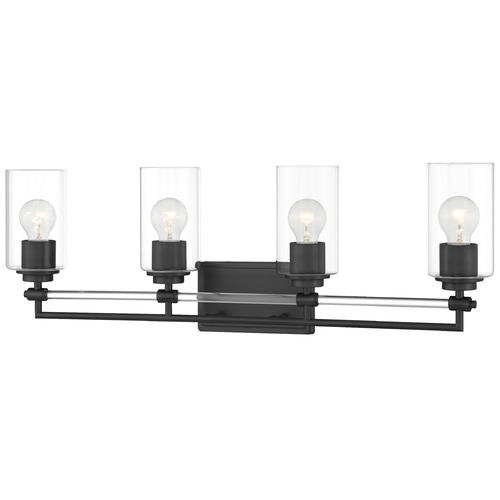 Minka Lavery Minka Lavery Binsly Coal Black Bathroom Light 2644-66A