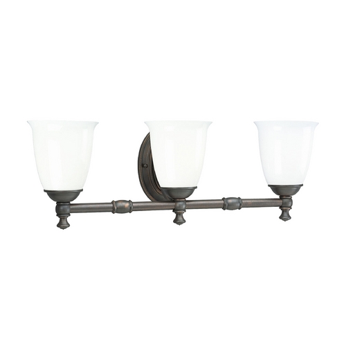 Progress Lighting Victorian Bathroom Light in Venetian Bronze by Progress Lighting P3029-74
