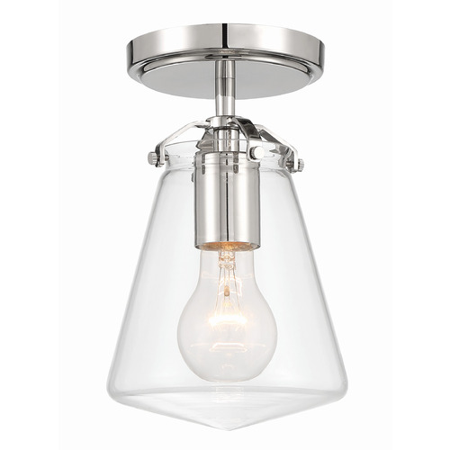 Crystorama Lighting Crystorama Lighting Voss Polished Nickel Semi-Flushmount Light VSS-7002-PN_CEILING