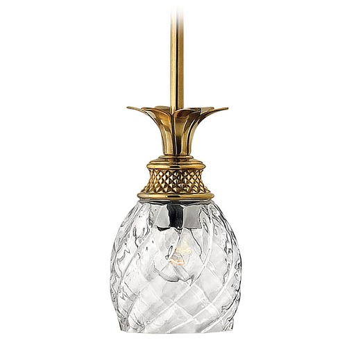 Hinkley Plantation Mini Pendant in Burnished Brass by Hinkley Lighting 5317BB