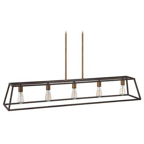 Hinkley Fulton 50-Inch Bronze Linear Chandelier by Hinkley Lighting 3335BZ