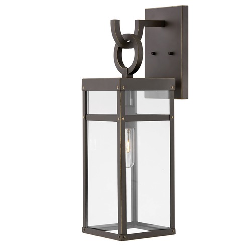 Hinkley Porter Large Oil Rubbed Bronze Outdoor Wall Light by Hinkley Lighting 2804OZ