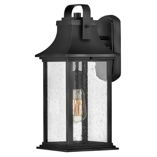 Hinkley Grant 16.75-Inch Textured Black Outdoor Wall Light by Hinkley Lighting 2394TK