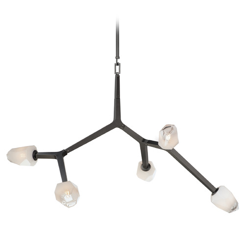 ET2 Lighting Blossom 5-Light LED Pendant in Black by ET2 Lighting E32795-93BK