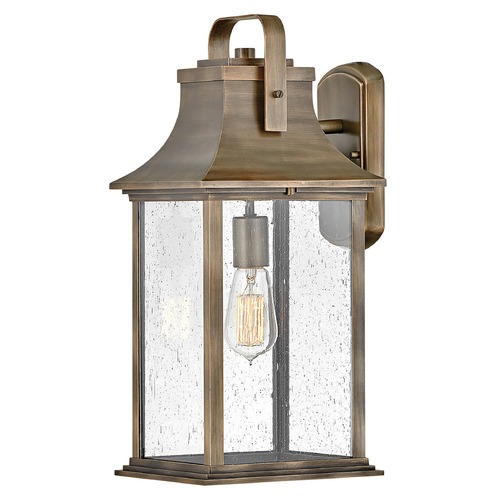 Hinkley Grant 19-Inch Burnished Bronze Outdoor Wall Light by Hinkley Lighting 2395BU