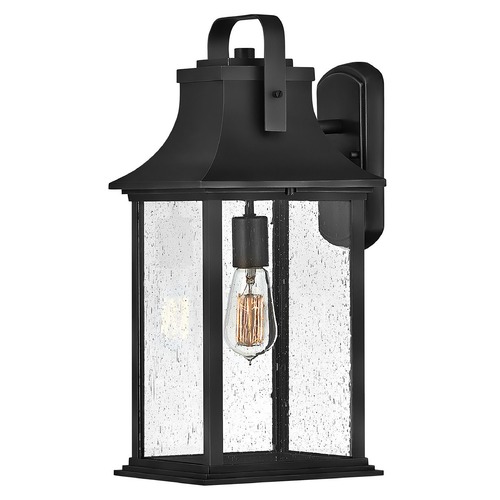 Hinkley Grant 19-Inch Textured Black Outdoor Wall Light by Hinkley Lighting 2395TK