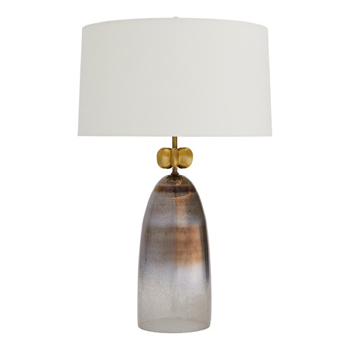 Arteriors Home Lighting Haley 31-Inch Lamp in Smoke Luster Ombre & Brass by Arteriors Home 44775-249