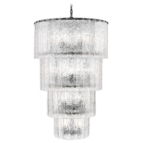 Z-Lite Z-Lite Glacier Matte Black Chandelier 1943-48MB
