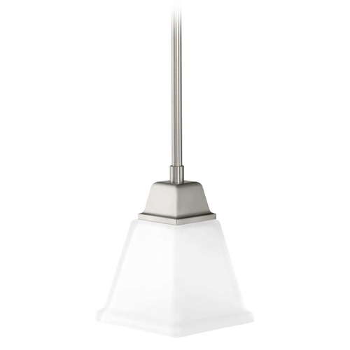 Progress Lighting Clifton Heights Brushed Nickel Mini Pendant by Progress Lighting P500125-009