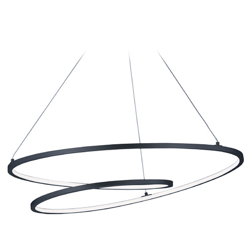 ET2 Lighting Cycle 25-Inch LED Pendant in Black by ET2 Lighting E21325-BK